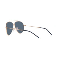 RAY-BAN RB R0101S AVIATOR REVERSE 92023A ROSE GOLD | UNISEX CALIBER 62 SUNGLASSES 