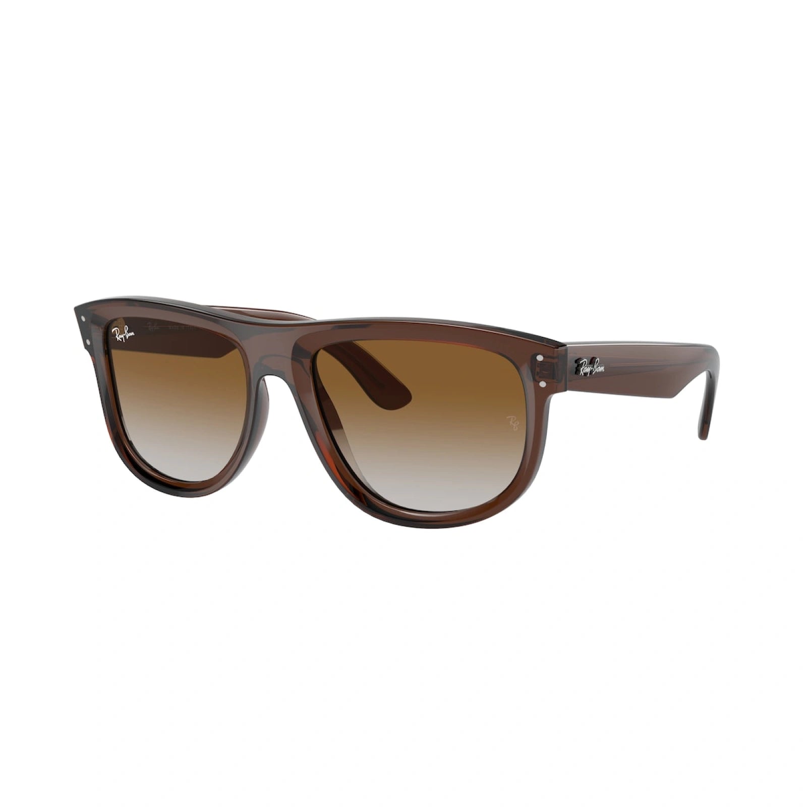 RAY-BAN RB R0501S BOYFRIEND REVERSE 6709CB MARRONE TRASPARENTE | OCCHIALE DA SOLE UNISEX