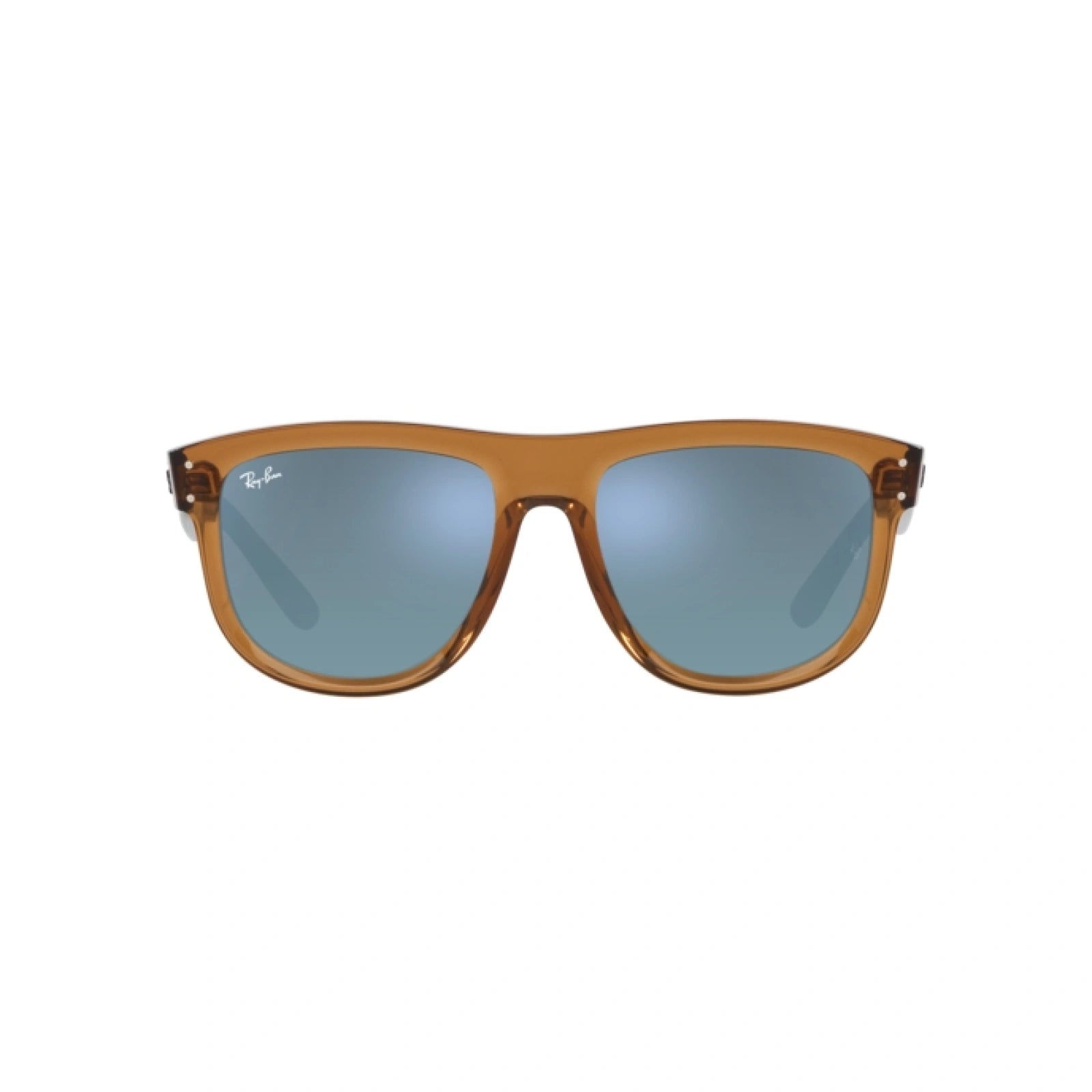 RAY-BAN RB R0501S BOYFRIEND REVERSE 6711GA MARRONE CAMMELLO TRASPARENTE | OCCHIALE DA SOLE UNISEX