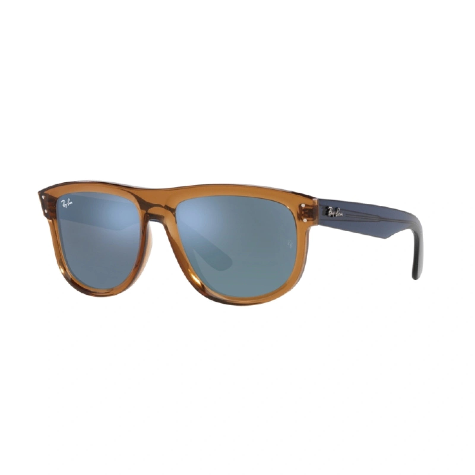 RAY-BAN RB R0501S BOYFRIEND REVERSE 6711GA MARRONE CAMMELLO TRASPARENTE | OCCHIALE DA SOLE UNISEX