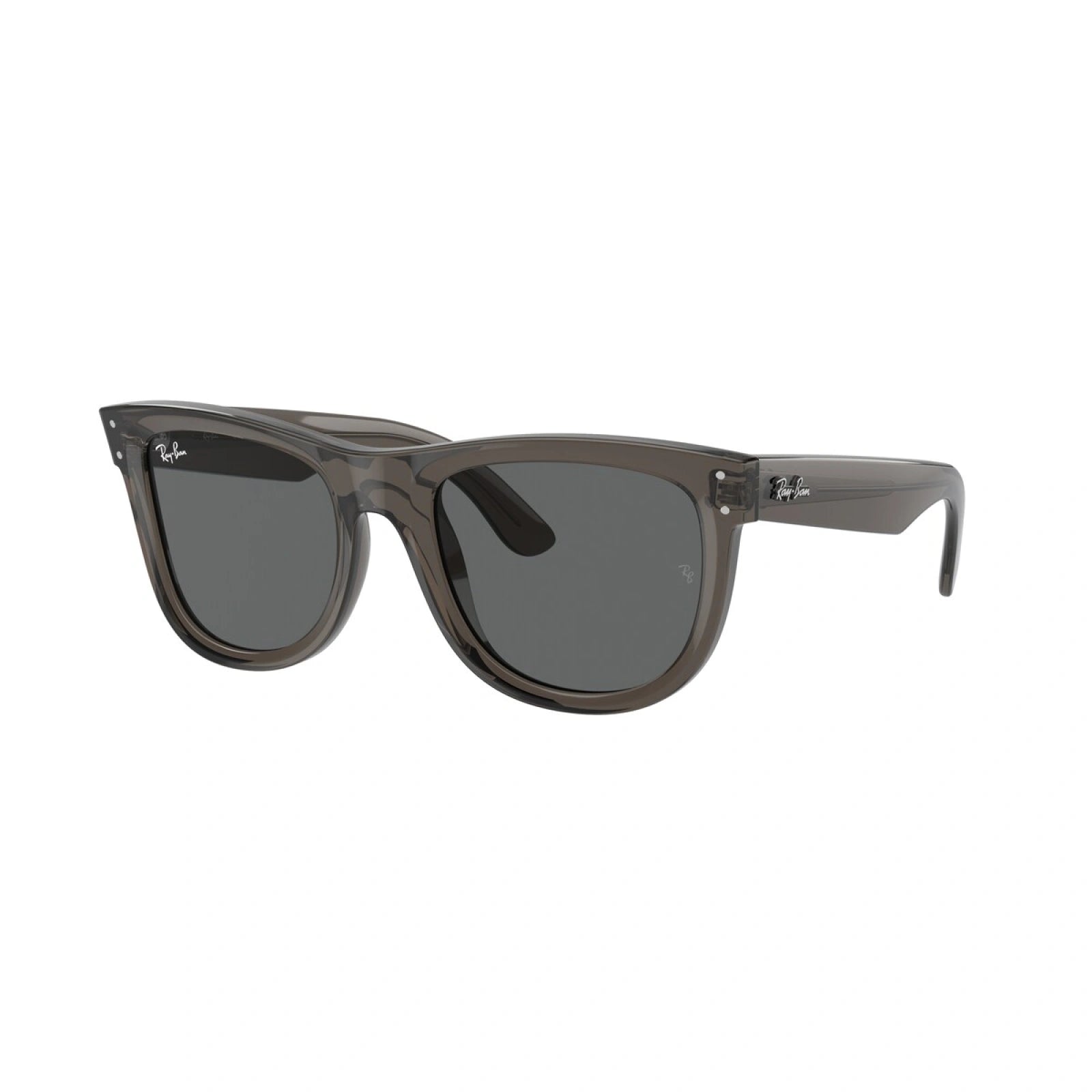 RAY-BAN RB R0502S WAYFARER REVERSE 6707GR GRIGIO SCURO TRASPARENTE | OCCHIALE DA SOLE UNISEX CALIBRO 53