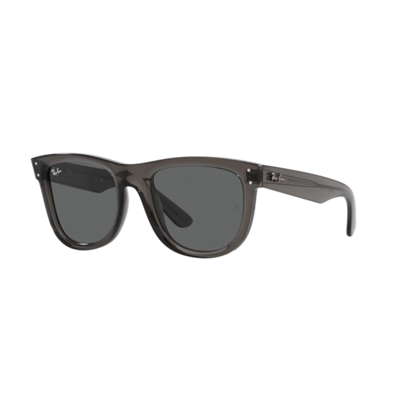 RAY-BAN RB R0502S WAYFARER REVERSE 6707GR GRIGIO SCURO TRASPARENTE | OCCHIALE DA SOLE UNISEX CALIBRO 53