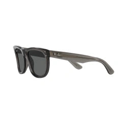 RAY-BAN RB R0502S WAYFARER REVERSE 6707GR DARK GRAY TRANSPARENT | UNISEX CALIBER 50 SUNGLASSES 
