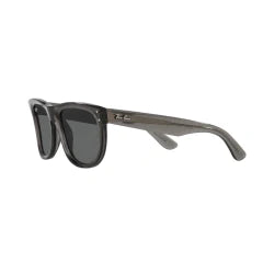 RAY-BAN RB R0502S WAYFARER REVERSE 6707GR DARK GRAY TRANSPARENT | UNISEX CALIBER 53 SUNGLASSES 