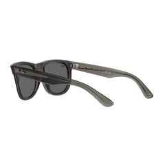 RAY-BAN RB R0502S WAYFARER REVERSE 6707GR DARK GRAY TRANSPARENT | UNISEX CALIBER 53 SUNGLASSES 