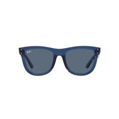 RAY-BAN RB R0502S WAYFARER REVERSE 67083A NAVY BLUE TRANSPARENT | UNISEX CALIBER 50 SUNGLASSES 