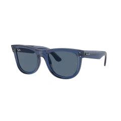 RAY-BAN RB R0502S WAYFARER REVERSE 67083A NAVY BLUE TRANSPARENT | UNISEX CALIBER 53 SUNGLASSES 
