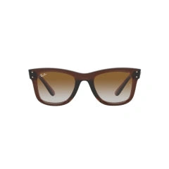 RAY-BAN RB R0502S WAYFARER REVERSE 6709CB TRANSPARENT BROWN | UNISEX CALIBER 50 SUNGLASSES 