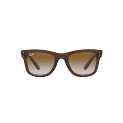 RAY-BAN RB R0502S WAYFARER REVERSE 6709CB TRANSPARENT BROWN | UNISEX CALIBER 53 SUNGLASSES 