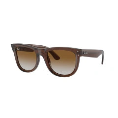RAY-BAN RB R0502S WAYFARER REVERSE 6709CB TRANSPARENT BROWN | UNISEX CALIBER 50 SUNGLASSES 