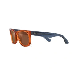 RAY-BAN RB R0502S WAYFARER REVERSE 6712GM TRANSPARENT ORANGE | UNISEX CALIBER 53 SUNGLASSES 
