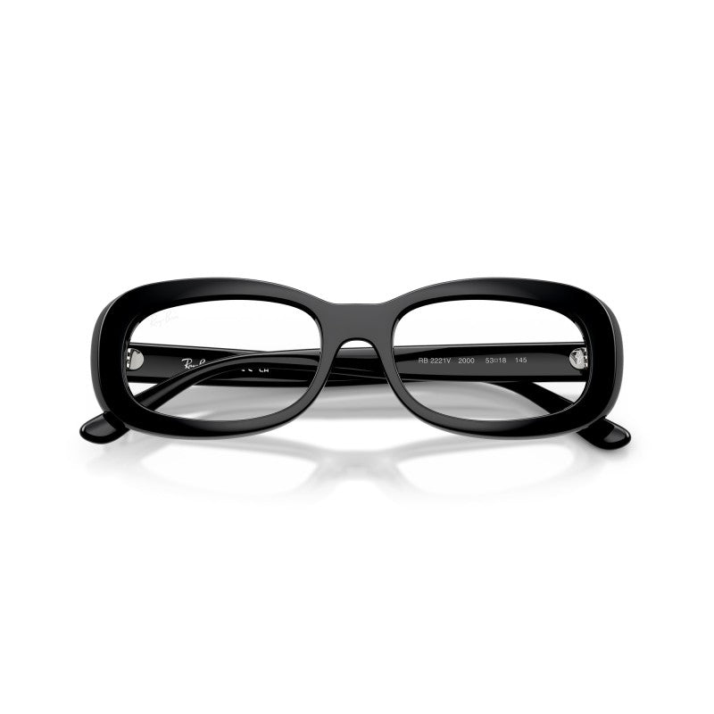 OCCHIALE DA VISTA DONNA | RAY-BAN RX 2221V - 2000 NERO - CALIBRO 53