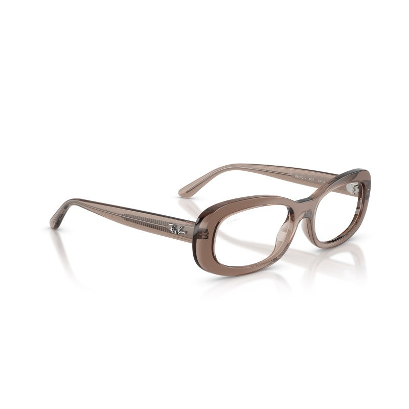 WOMEN'S EYEGLASSES RAY-BAN RX 7046 ERIKA 8140 TRANSPARENT GRAY 
