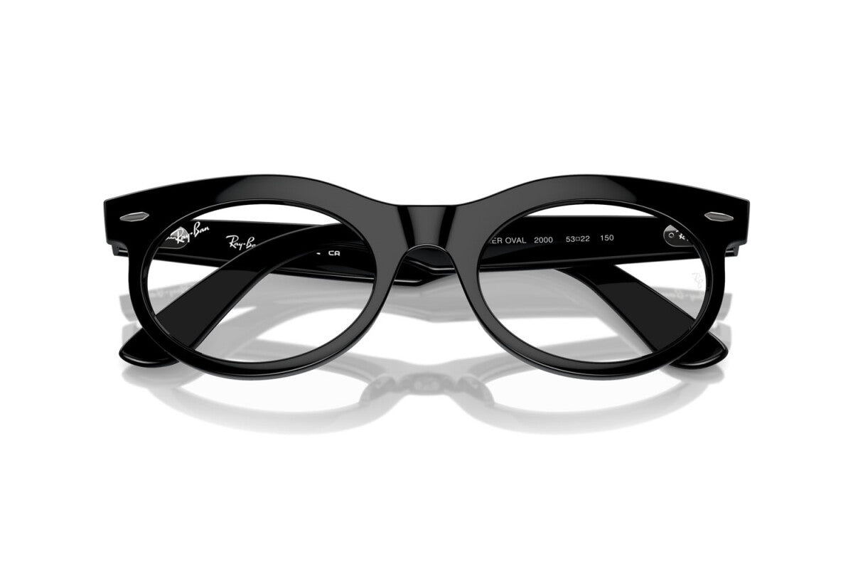 OCCHIALE DA VISTA UNISEX RAY-BAN WAYFARER OVAL RX 2242V (2000) - RB 2242V 2000 TAGLIA 50/22/150