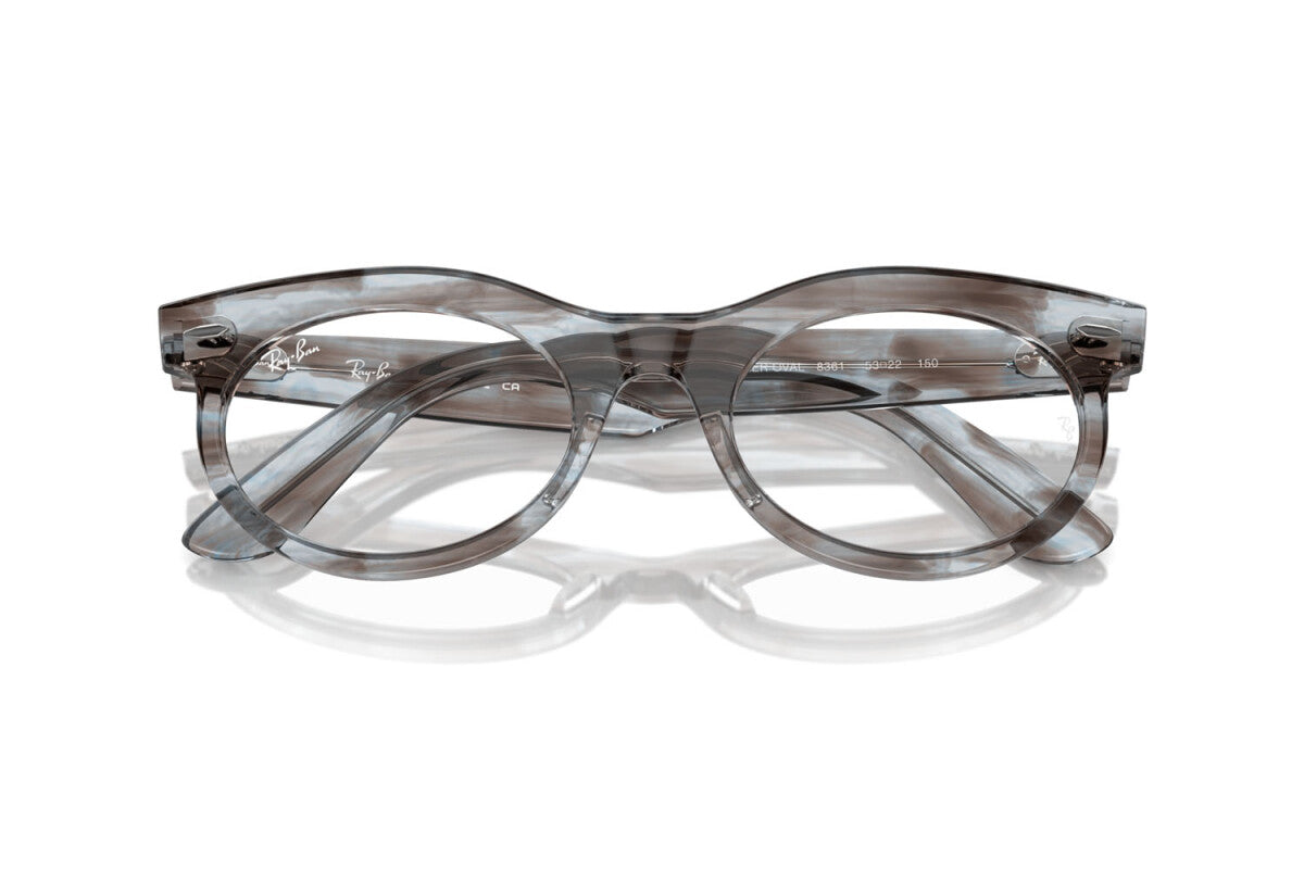 OCCHIALE DA VISTA UNISEX RAY-BAN WAYFARER OVAL RX 2242V (8361) - RB 2242V 8361 TAGLIA 50/22/150