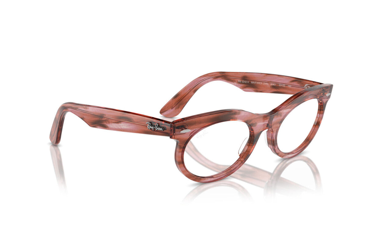 OCCHIALE DA VISTA UNISEX RAY-BAN WAYFARER OVAL RX 2242V (8363) - RB 2242V 8363 TAGLIA 50/22/150