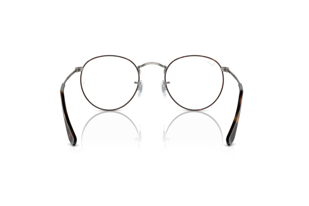 OCCHIALE DA VISTA UNISEX RAY-BAN ROUND METAL RX 3447V (3174) - RB 3447V 3174 TAGLIA 50/21/145