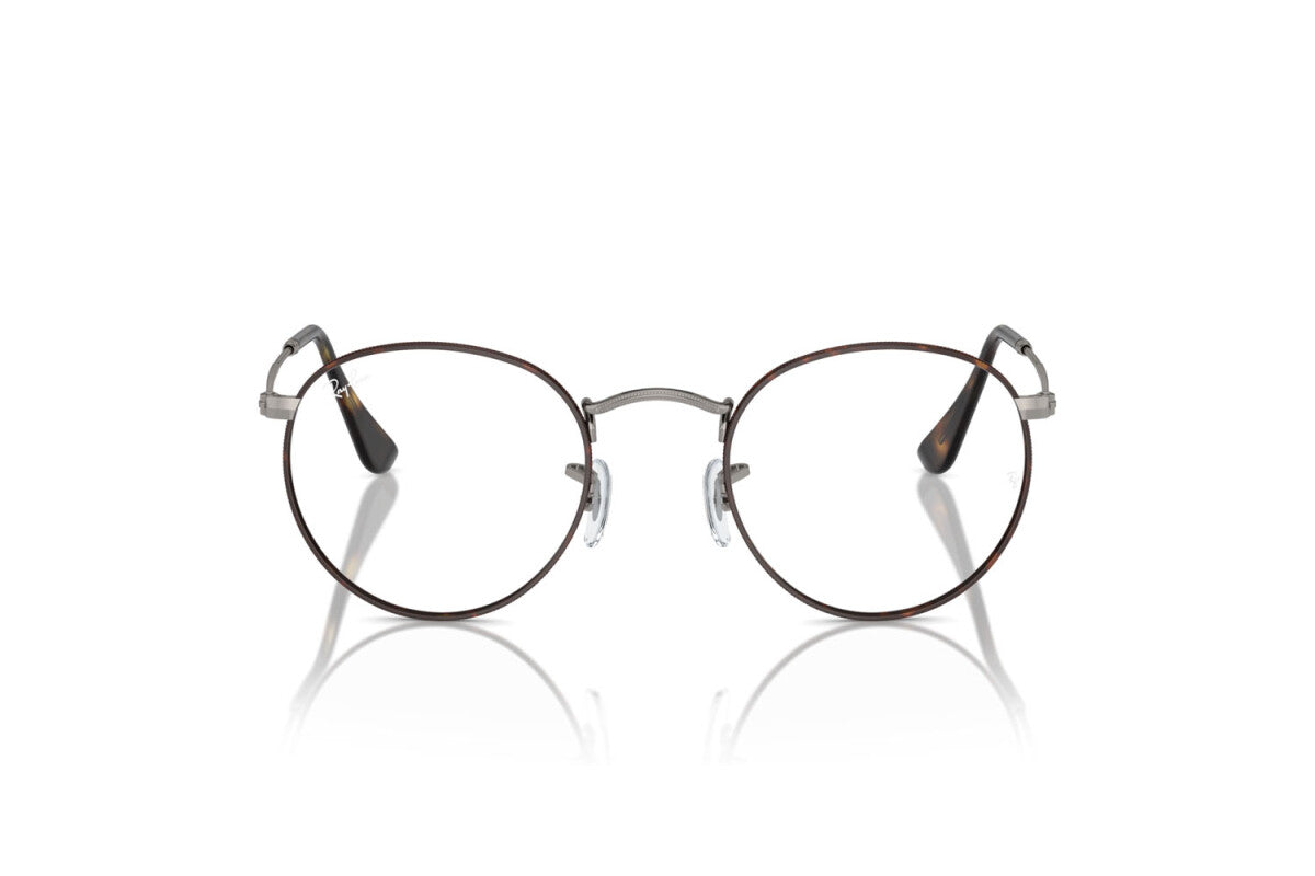 OCCHIALE DA VISTA UNISEX RAY-BAN ROUND METAL RX 3447V (3174) - RB 3447V 3174 TAGLIA 50/21/145