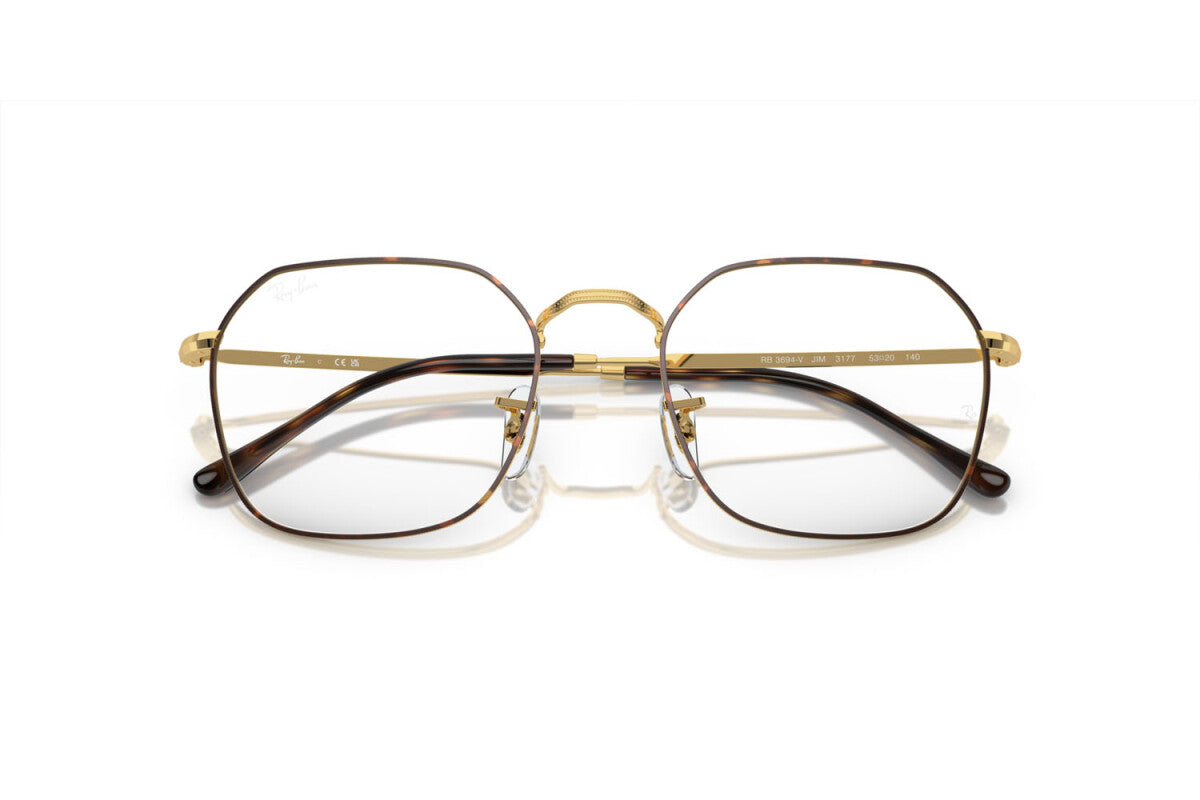 OCCHIALE DA VISTA UNISEX RAY-BAN JIM RX 3694V (3177) - RB 3694V 3177 TAGLIA 53/20/140