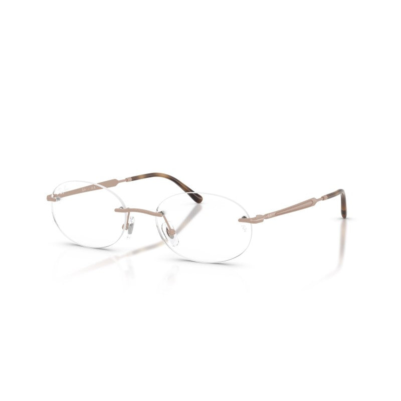 OCCHIALE DA VISTA UNISEX | RAY-BAN RX 3767V - 3207 ROSA CHIARO - CALIBRO 52