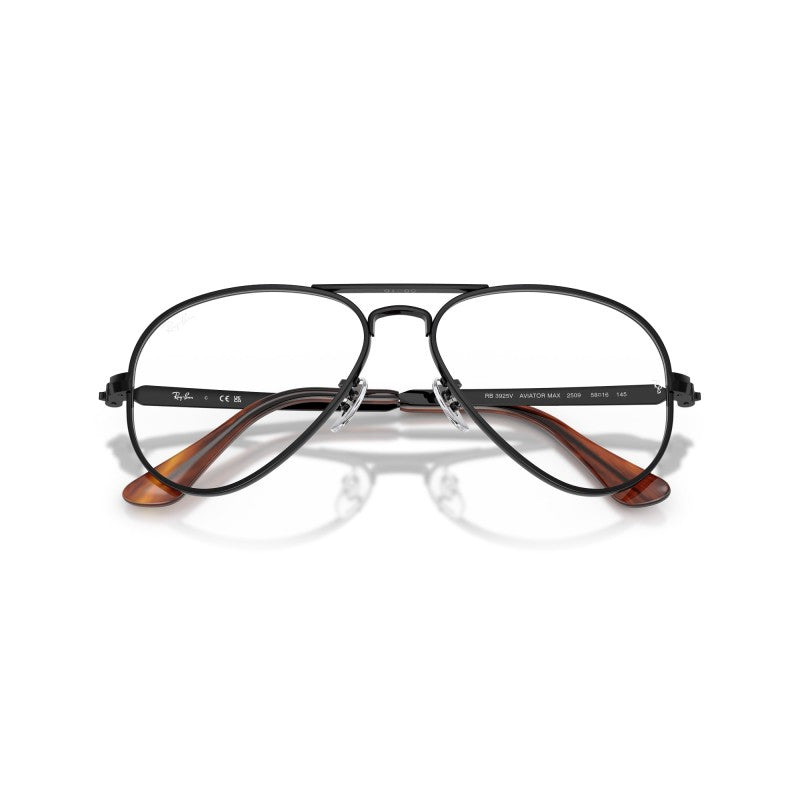 OCCHIALE DA VISTA UNISEX | RAY-BAN RX 3925V - AVIATOR MAX 2509 NERO - CALIBRO 58