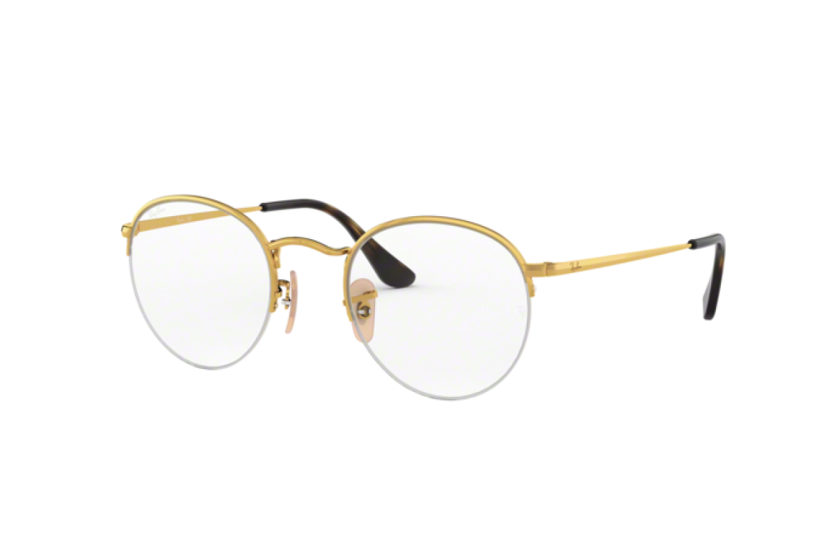 OCCHIALE DA VISTA UNISEX RAY-BAN RX 3947V ROUND GAZE 2500 ARISTA ORO - TAGLIA 53