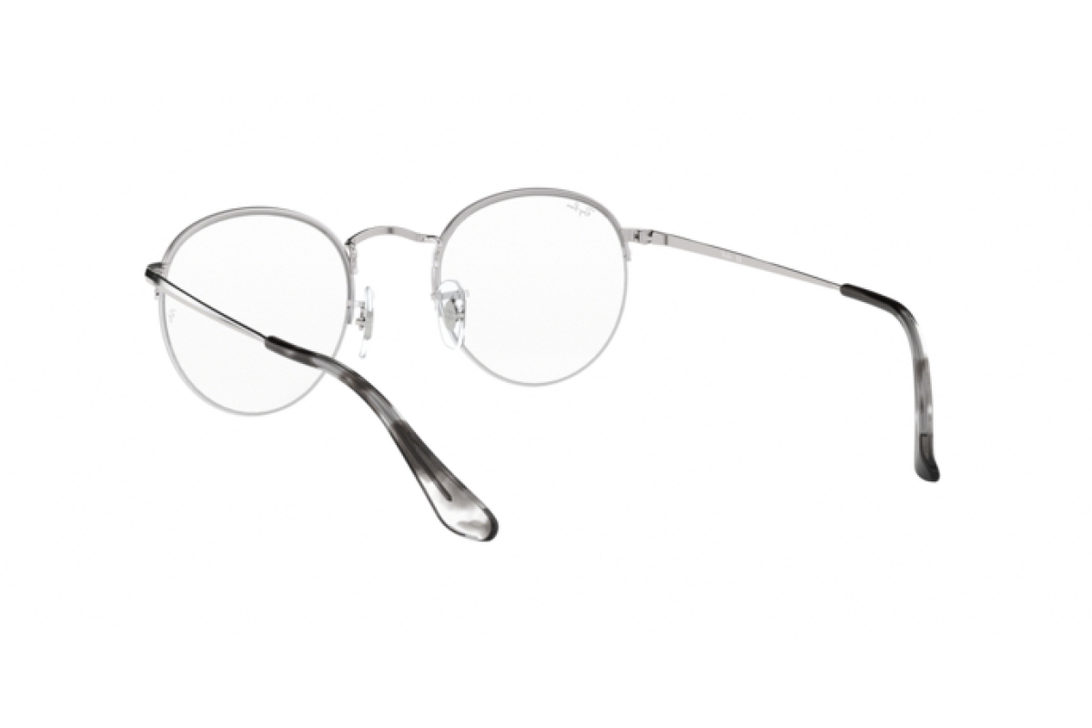 OCCHIALE DA VISTA UNISEX RAY-BAN RX 3947V ROUND GAZE 2501 ARGENTO - TAGLIA 53