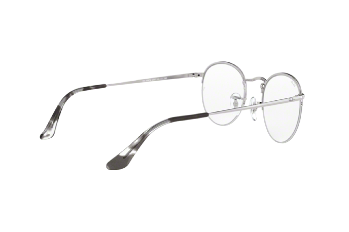 OCCHIALE DA VISTA UNISEX RAY-BAN RX 3947V ROUND GAZE 2501 ARGENTO - TAGLIA 53