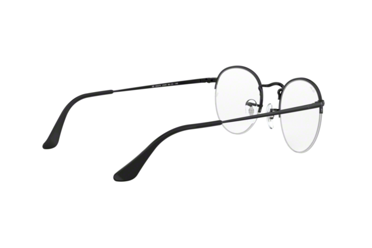 OCCHIALE DA VISTA UNISEX RAY-BAN RX 3947V ROUND GAZE 2509 NERO - TAGLIA 53