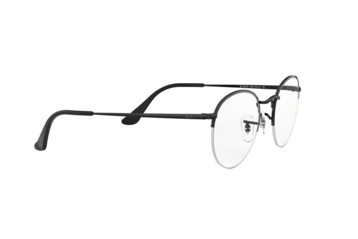 OCCHIALE DA VISTA UNISEX RAY-BAN RX 3947V ROUND GAZE 2509 NERO - TAGLIA 53