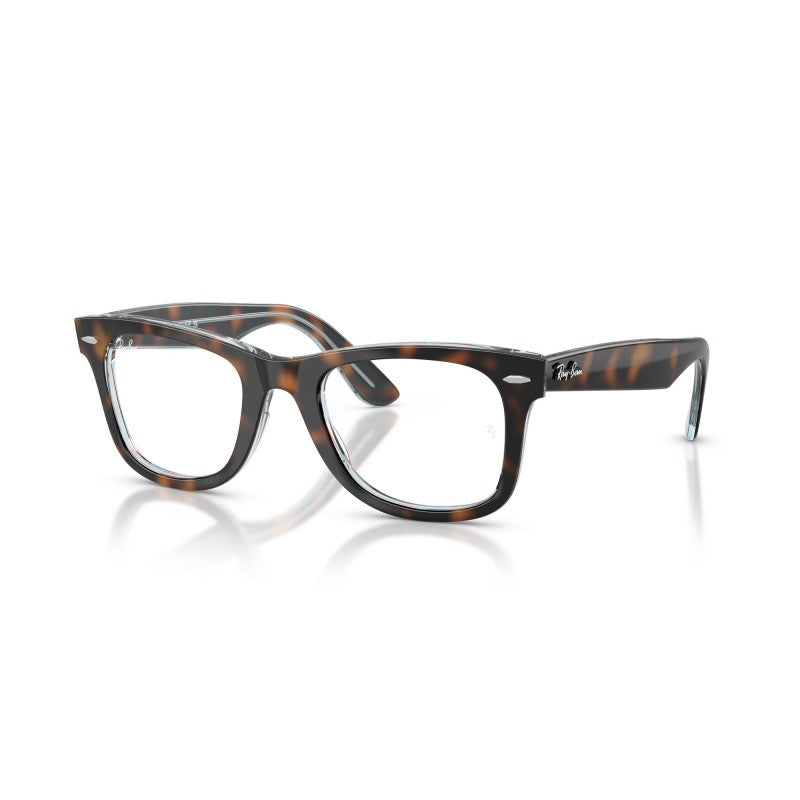 OCCHIALE DA VISTA UNISEX | RAY-BAN RX 4340V - WAYFARER EASE 8401 AVANA SCURO SU MULTICOLORE - CALIBRO 50
