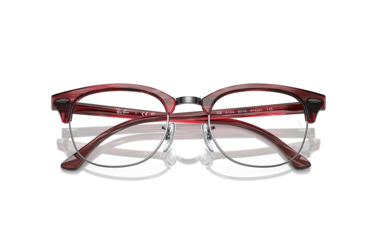 OCCHIALE DA VISTA UNISEX RAY-BAN CLUBMASTER RX 5154 (8376) - RB 5154 8376 TAGLIA 53/21/150