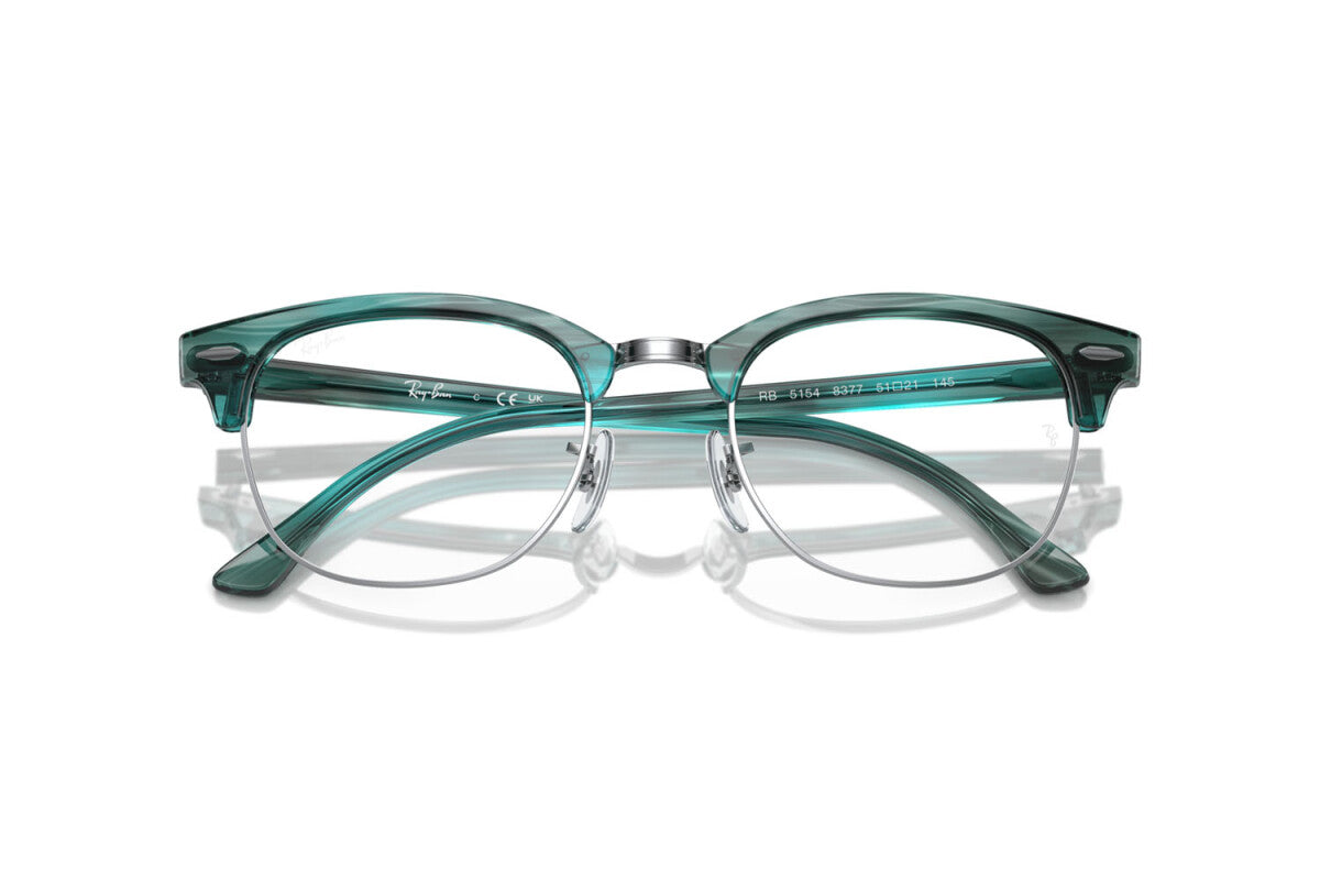 OCCHIALE DA VISTA UNISEX RAY-BAN CLUBMASTER RX 5154 (8377) - RB 5154 8377 TAGLIA 53/21/150