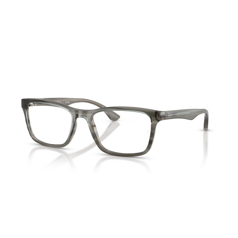 OCCHIALE DA VISTA UNISEX | RAY-BAN RX 5279 - 8453 GRIGIO STRIATO - CALIBRO 55