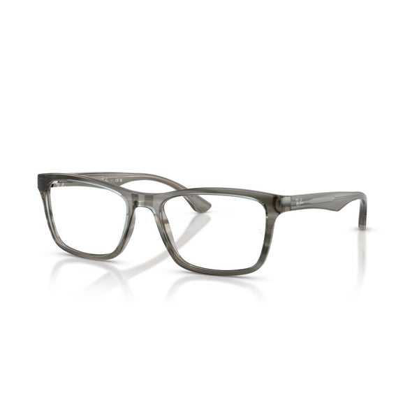 OCCHIALE DA VISTA UNISEX | RAY-BAN RX 5279 - 8453 GRIGIO STRIATO - CALIBRO 57
