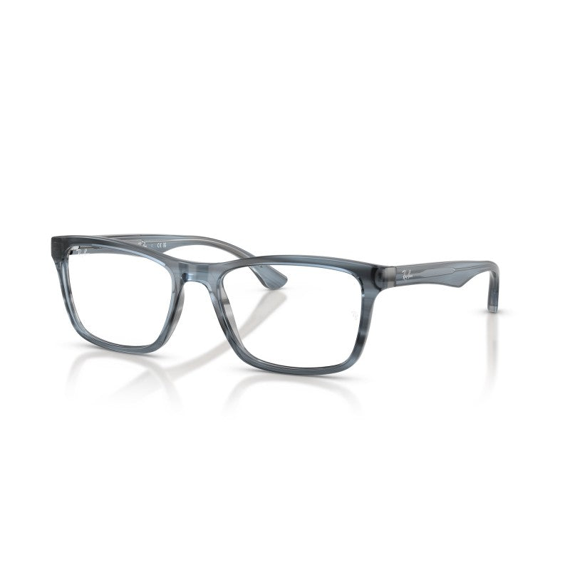 OCCHIALE DA VISTA UNISEX | RAY-BAN RX 5279 - 8456 BLU A STRISCE - CALIBRO 57