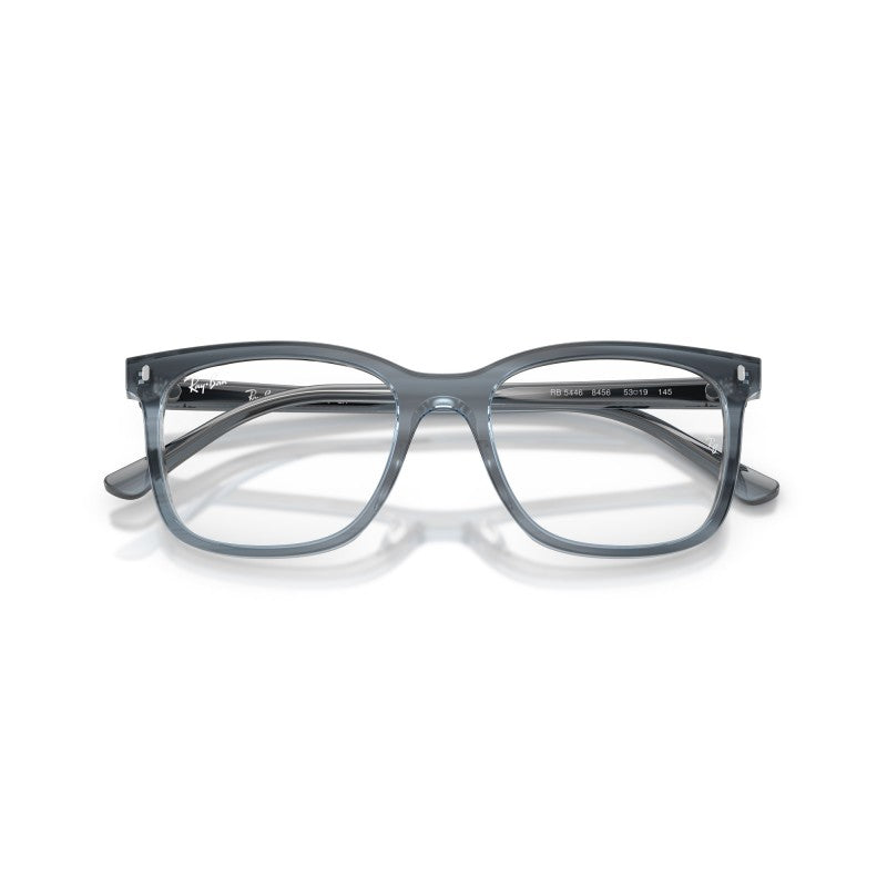 OCCHIALE DA VISTA UNISEX | RAY-BAN RX 5446 - 8456 BLU A STRISCE - CALIBRO 53