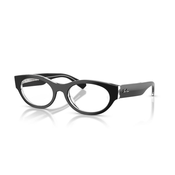 OCCHIALE DA VISTA UNISEX | RAY-BAN RX 5447 - 2034 NERO SU TRASPARENTE - CALIBRO 53