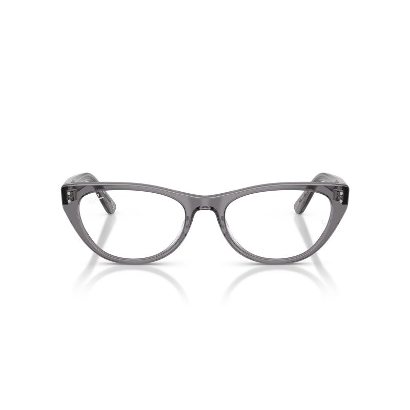 WOMEN'S EYEGLASSES RAY-BAN RX 7046 ERIKA 8140 TRANSPARENT GRAY 