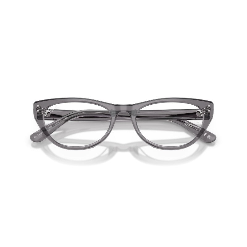 WOMEN'S EYEGLASSES RAY-BAN RX 7046 ERIKA 8140 TRANSPARENT GRAY 