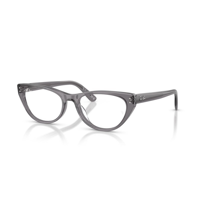 WOMEN'S EYEGLASSES RAY-BAN RX 7046 ERIKA 8140 TRANSPARENT GRAY 