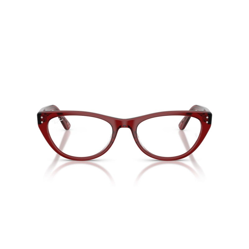 WOMEN'S EYEGLASSES RAY-BAN RX 7046 ERIKA 8140 TRANSPARENT GRAY 
