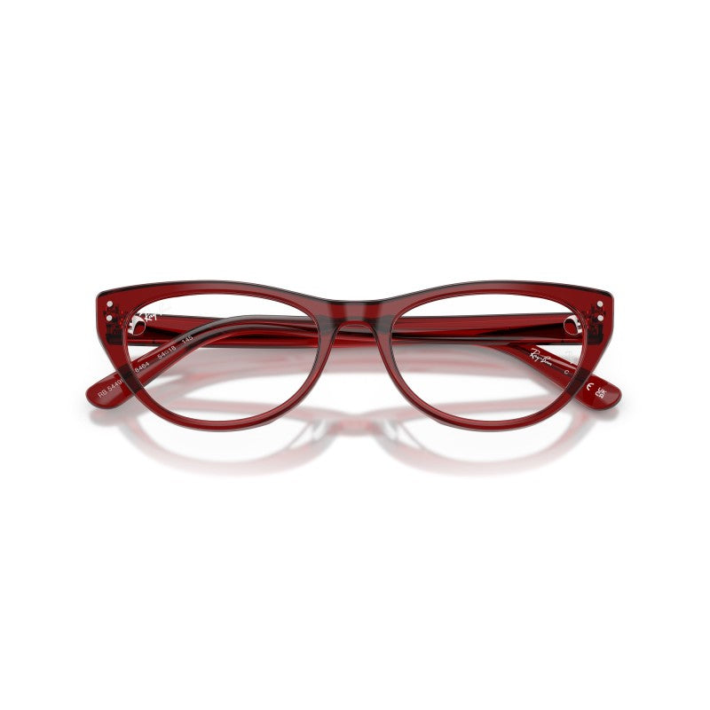 WOMEN'S EYEGLASSES RAY-BAN RX 7046 ERIKA 8140 TRANSPARENT GRAY 