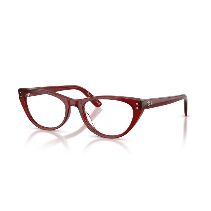 WOMEN'S EYEGLASSES RAY-BAN RX 7046 ERIKA 8140 TRANSPARENT GRAY 