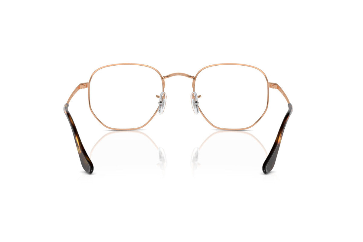 OCCHIALE DA VISTA UNISEX RAY-BAN HEXAGONAL RX 6448 (3176) - RB 6448 3176 TAGLIA 48/21/145