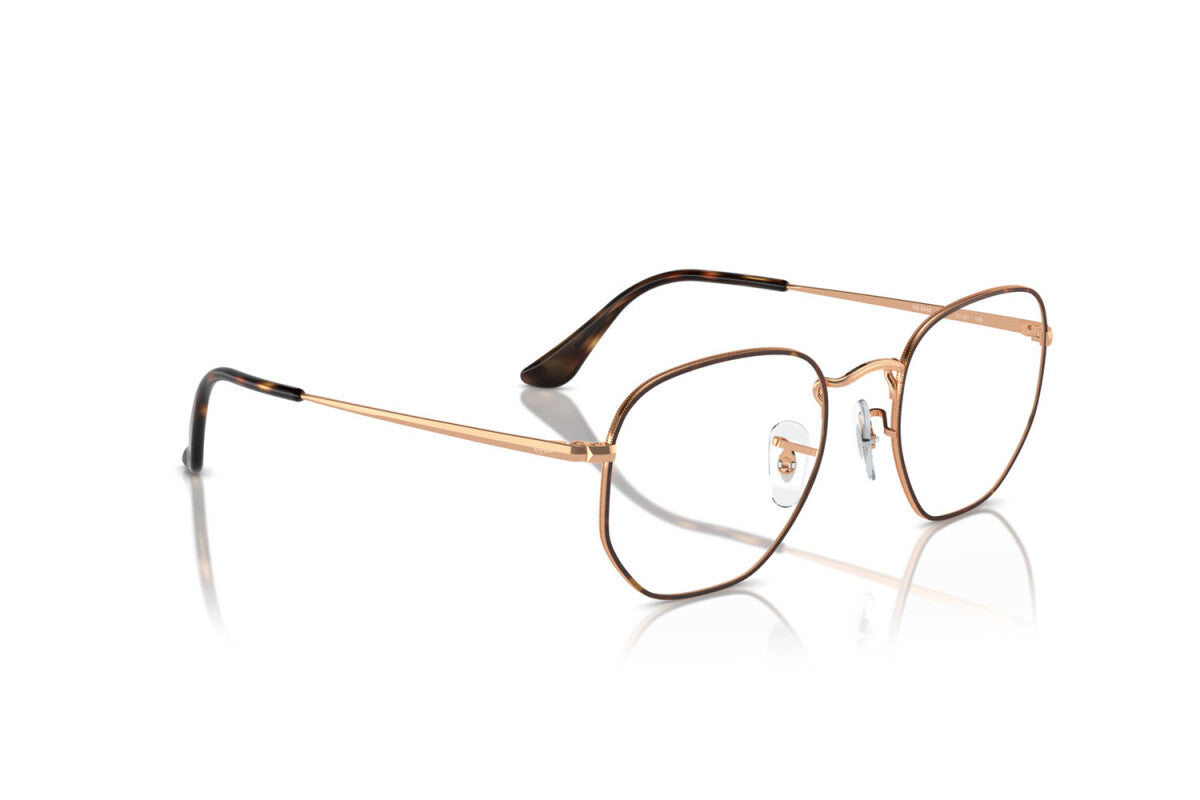 OCCHIALE DA VISTA UNISEX RAY-BAN HEXAGONAL RX 6448 (3176) - RB 6448 3176 TAGLIA 48/21/145