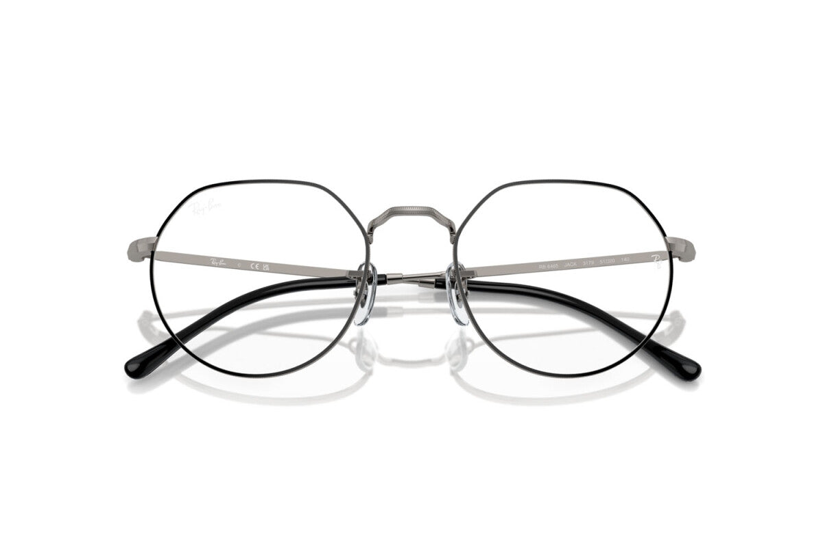 OCCHIALE DA VISTA UNISEX RAY-BAN JACK RX 6465 (3179) - RB 6465 3179 TAGLIA 49/20/140