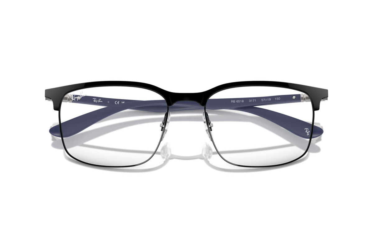 OCCHIALE DA VISTA UNISEX RAY-BAN RX 6518 (3171) - RB 6518 3171 TAGLIA 57/19/150