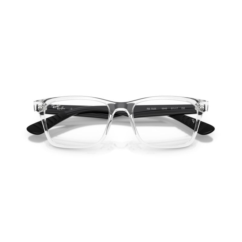 OCCHIALE DA VISTA UNISEX | RAY-BAN RX 7025 - 5943 TRASPARENTE - CALIBRO 55