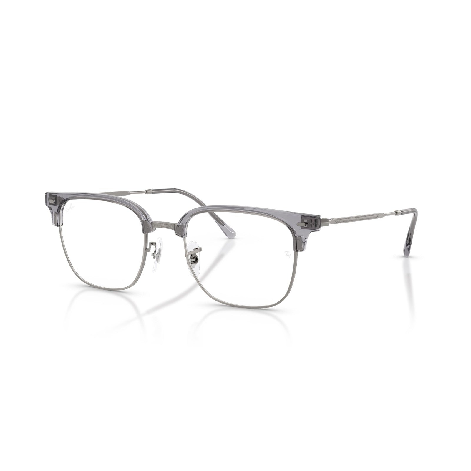 OCCHIALE DA VISTA UNISEX | RAY-BAN RX 7216 - NEW CLUBMASTER 8470 GRIGIO SU CANNA DI FUCILE - CALIBRO 51